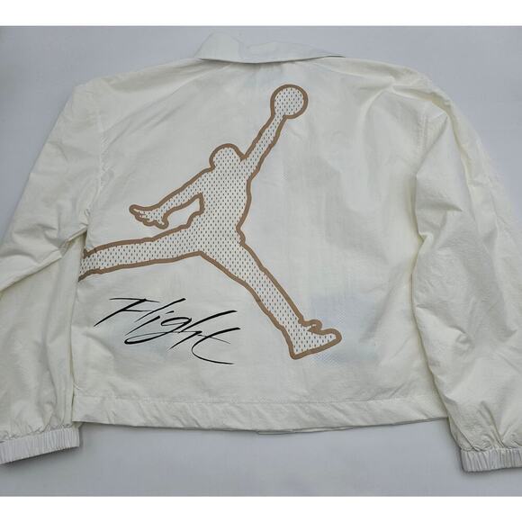 Jordan Kid's Size M White Coaches Jacket NWT - Picture 9 of 10